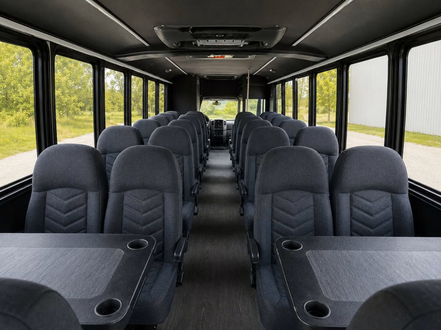 20 passenger minibus interior