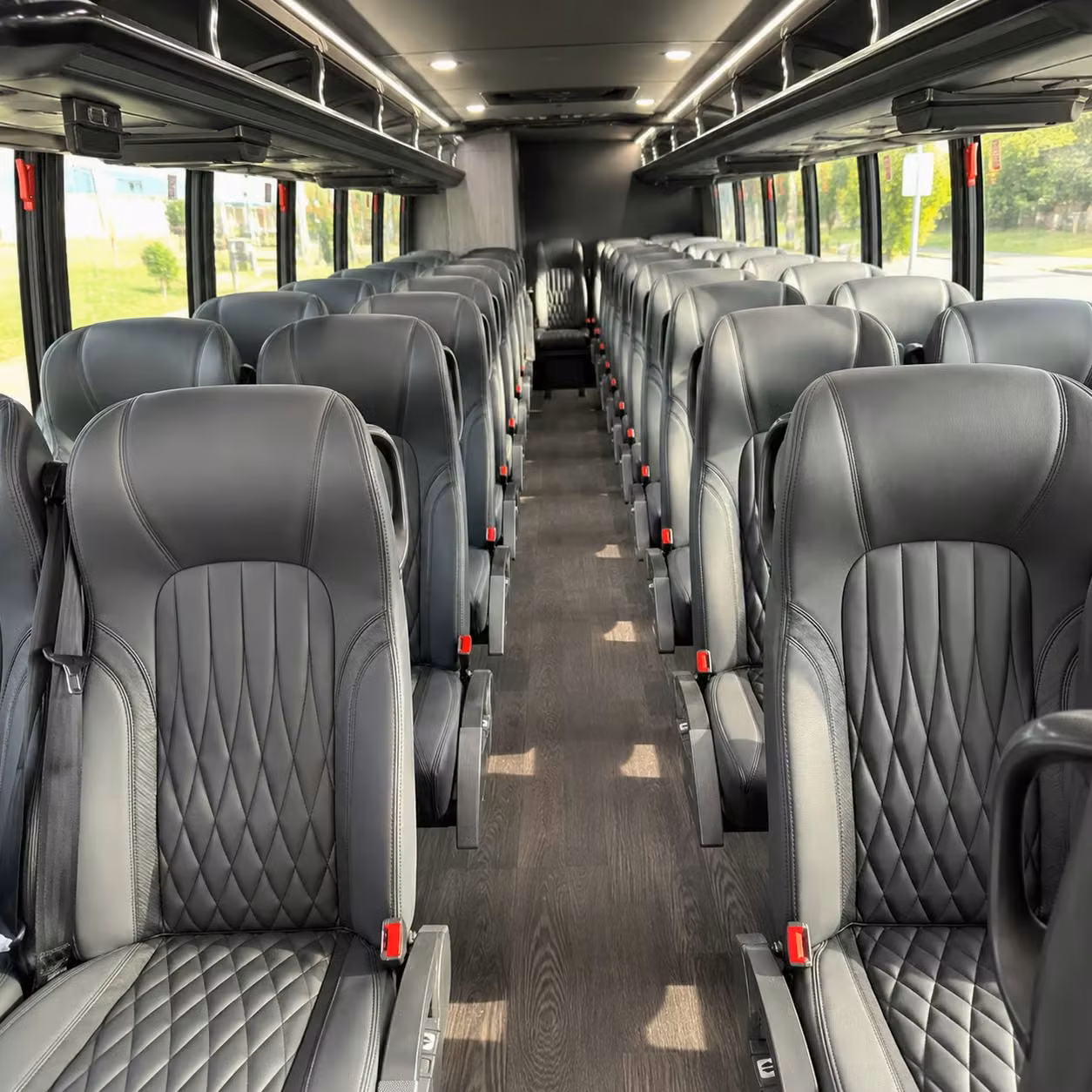 25 passenger minibus interior