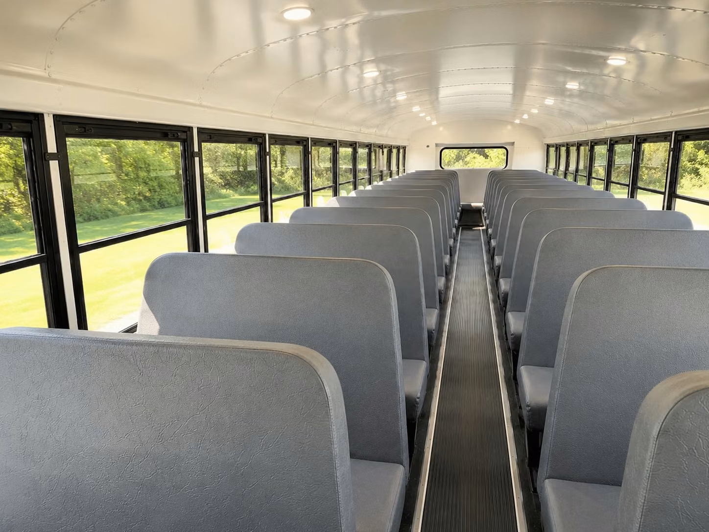 school bus interior